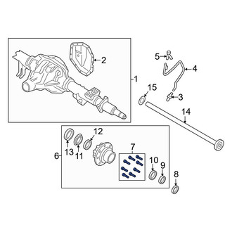 Ford OE - Rear Wheel Lug Stud