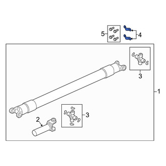Ford OE - Rear Drive Shaft Center Support