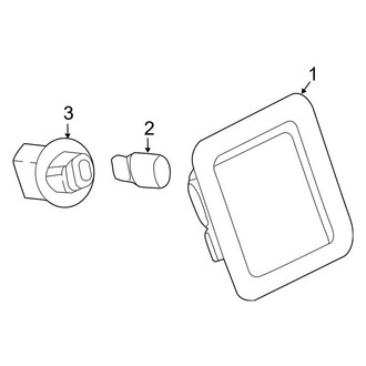 Ford OE - Rear Lamps - License Lamps (Crew Cab)