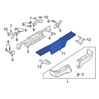 Ford OE - Rear Bumper Step Pad