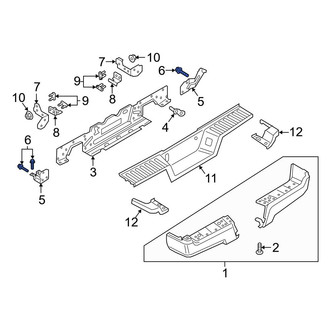 Ford OE - Bumper Face Bar Bolt