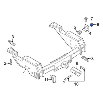 Ford OE - Trailer Hitch Nut