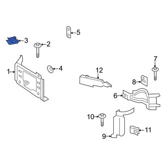 Ford OE - Bumper Face Bar Nut