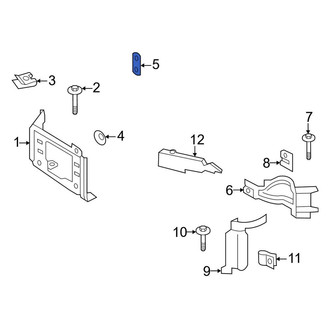 Ford OE - Bumper Face Bar Mount Nut
