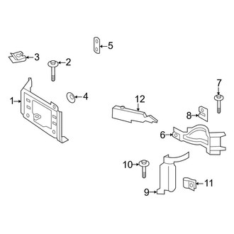 Ford OE - Front Bumper - Bumper & Components (Mounting & Brackets)