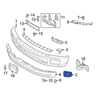 Ford OE - Front Left Fog Light Trim