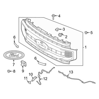 Ford OE - Grille & Components (XL / XLT)