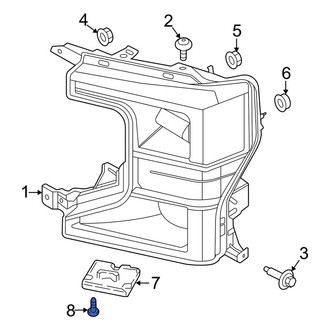 Ford OE - High Intensity Discharge (HID) Lighting Ballast Screw