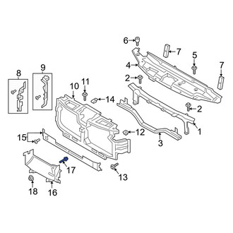 Ford OE - Door Applique Screw