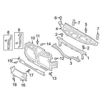 Ford OE - Radiator Support