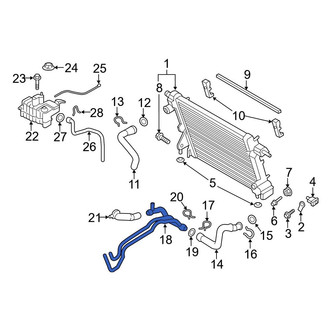 Ford OE - Engine Coolant Pipe