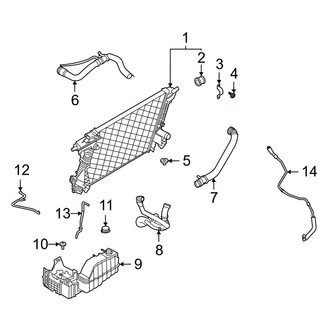 Ford OE - Radiator Screw