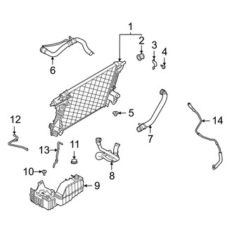 Ford OE - Cooling - Radiator & Components (7.3L)