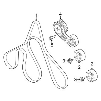 Ford OE - Cooling - Belts & Pulleys (6.2L)