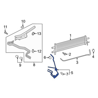 Ford OE - Automatic Transmission Oil Cooler Hose Assembly