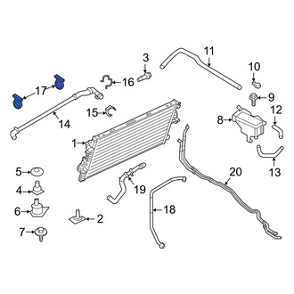 Ford OE - Intercooler Hose Clamp