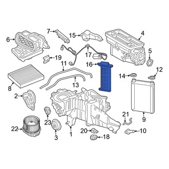 Ford OE - HVAC Heater Core Heater Element