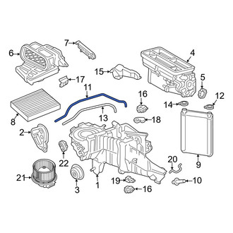 Ford OE - HVAC Heater Hose