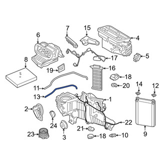 Ford OE - HVAC Heater Hose