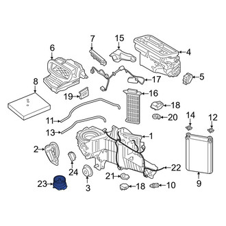 Ford OE - HVAC Blower Motor Assembly