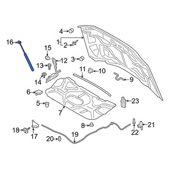 Ford OE - Front Left Hood Lift Support