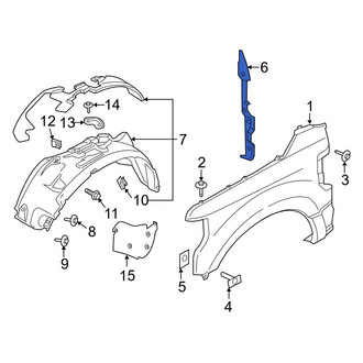 Ford OE - Front Right Fender Filler Panel
