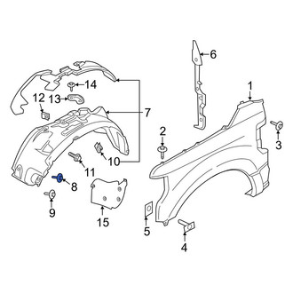 Ford OE - Tailgate Gap Cover Bolt