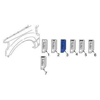 Ford OE - Front Left Fender Emblem