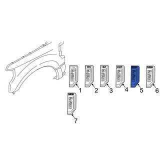 Ford OE - Front Left Fender Emblem
