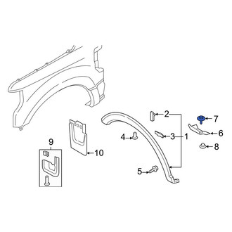 Ford OE - Wheel Arch Flare Screw