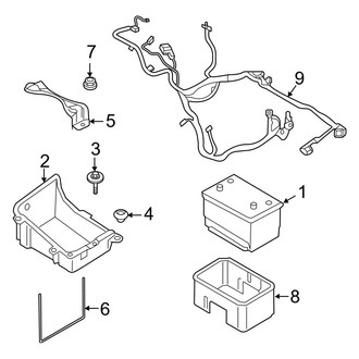 Ford OE - Electrical - Battery (6.2L)