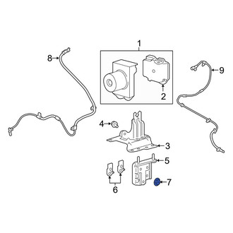 Ford OE - Catalytic Converter Nut