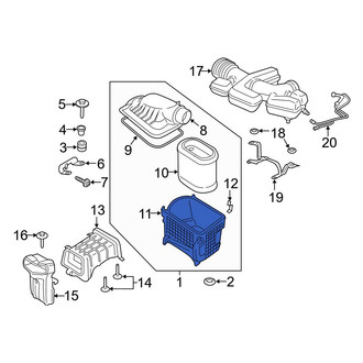 Ford OE - Lower Air Filter Housing