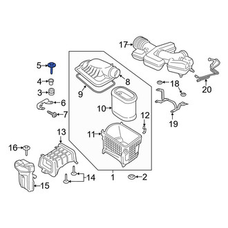 Ford OE - Left Folding Seat Lock Striker Bolt