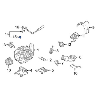 Ford OE - Turbocharger Oil Line Gasket