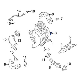 Ford OE - Turbocharger Mounting Bolt