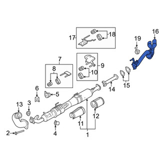 Ford OE - Exhaust Muffler