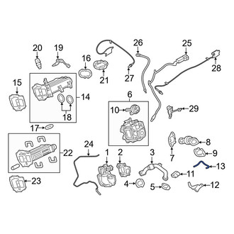Ford OE - Exhaust Gas Recirculation (EGR) Valve Control Solenoid Connector