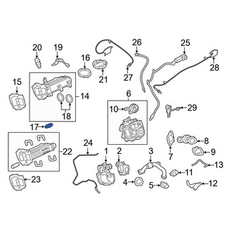 Ford OE - Lower Exhaust Gas Recirculation (EGR) Cooler Gasket