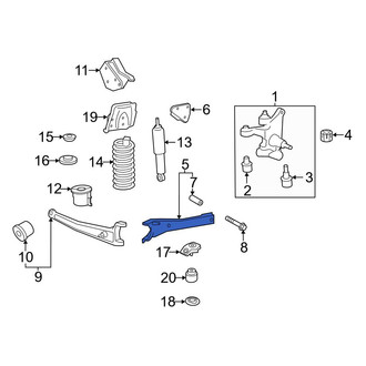 Ford OE - Front Left Radius Arm