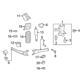 Ford OE - Front Suspension - Suspension Components (RWD)