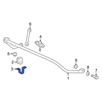 Ford OE - Front Suspension Stabilizer Bar Bracket