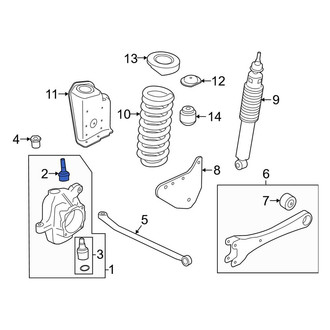 Ford OE - Front Upper Suspension Ball Joint