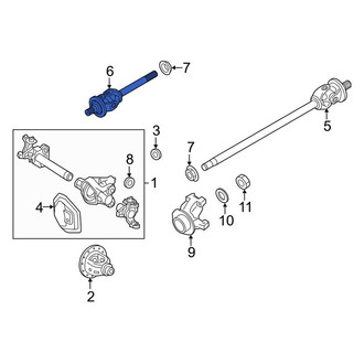 Ford OE - Front Left Drive Axle Shaft