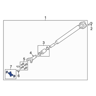 Ford OE - Rear Forward Universal Joint