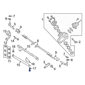 Ford OE - Steering Damper Bolt