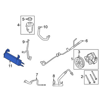 Ford OE - Power Steering Cooler