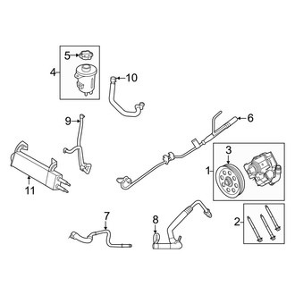 Ford OE - Steering Gear & Linkage - Pump & Hoses (6.7L)