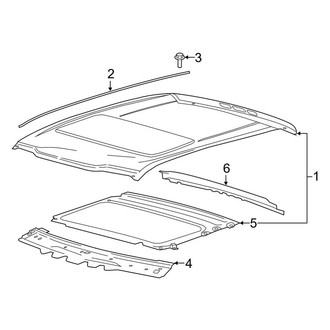 Ford OE - Cab - Roof & Components (With Sunroof), (SuperCab)