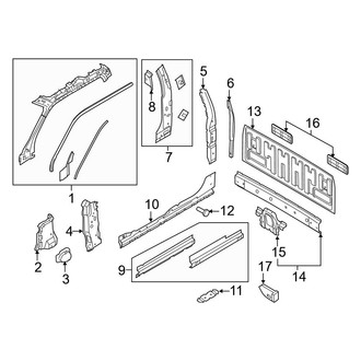 Ford OE - Cab - Back Panel (SuperCab)